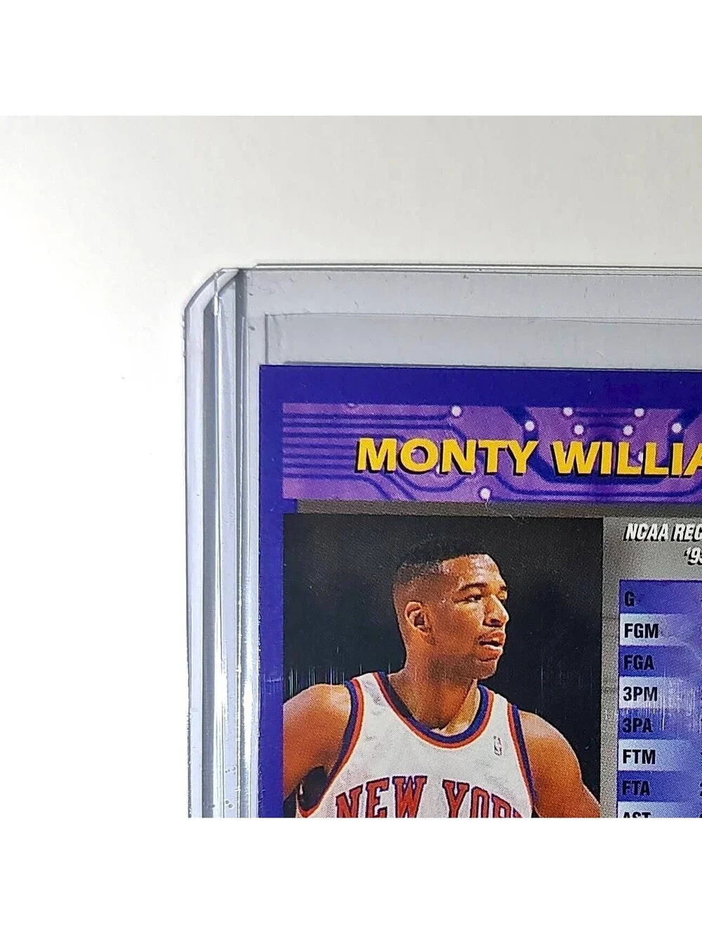 Monty Williams Rookie 1994-95 Topps Finest #244 Card